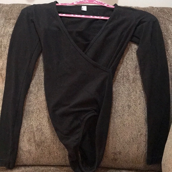 American apparel cross body suit. Black. Size xs - Picture 1 of 3